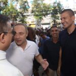 Douglas Ruas cumpre agenda em Nova Iguaçu ao lado de Duda Reina e Doutor Luizinho